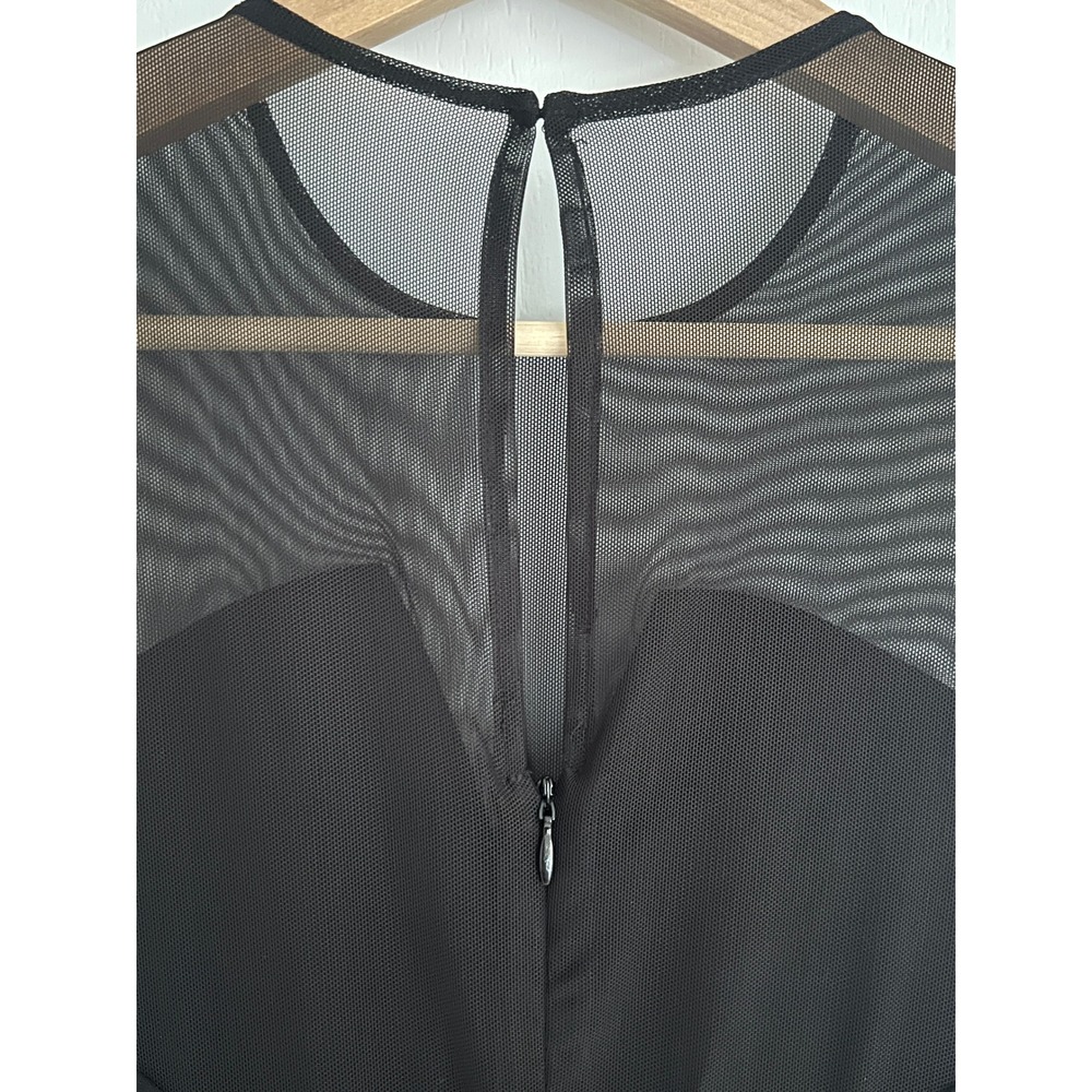 BCBGeneration Romper Black Shorts Mesh Top Pockets Tailored Homecoming 0 - Picture 11 of 13
